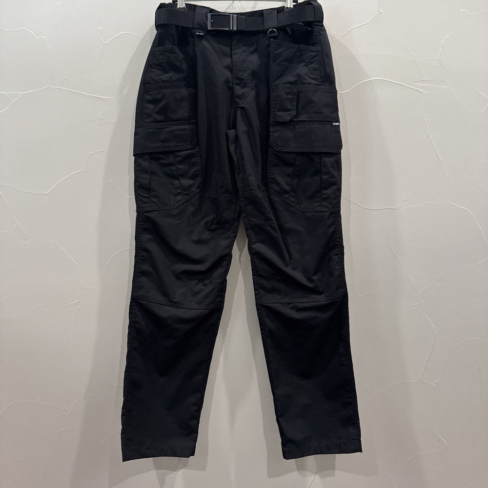 CQR Men's Tactical Pants, Water Resistant Ripstop Cargo Pants & Belt 32" X 34"